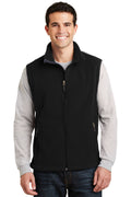 Port Authority Value Fleece Vest. F219 - Black - front