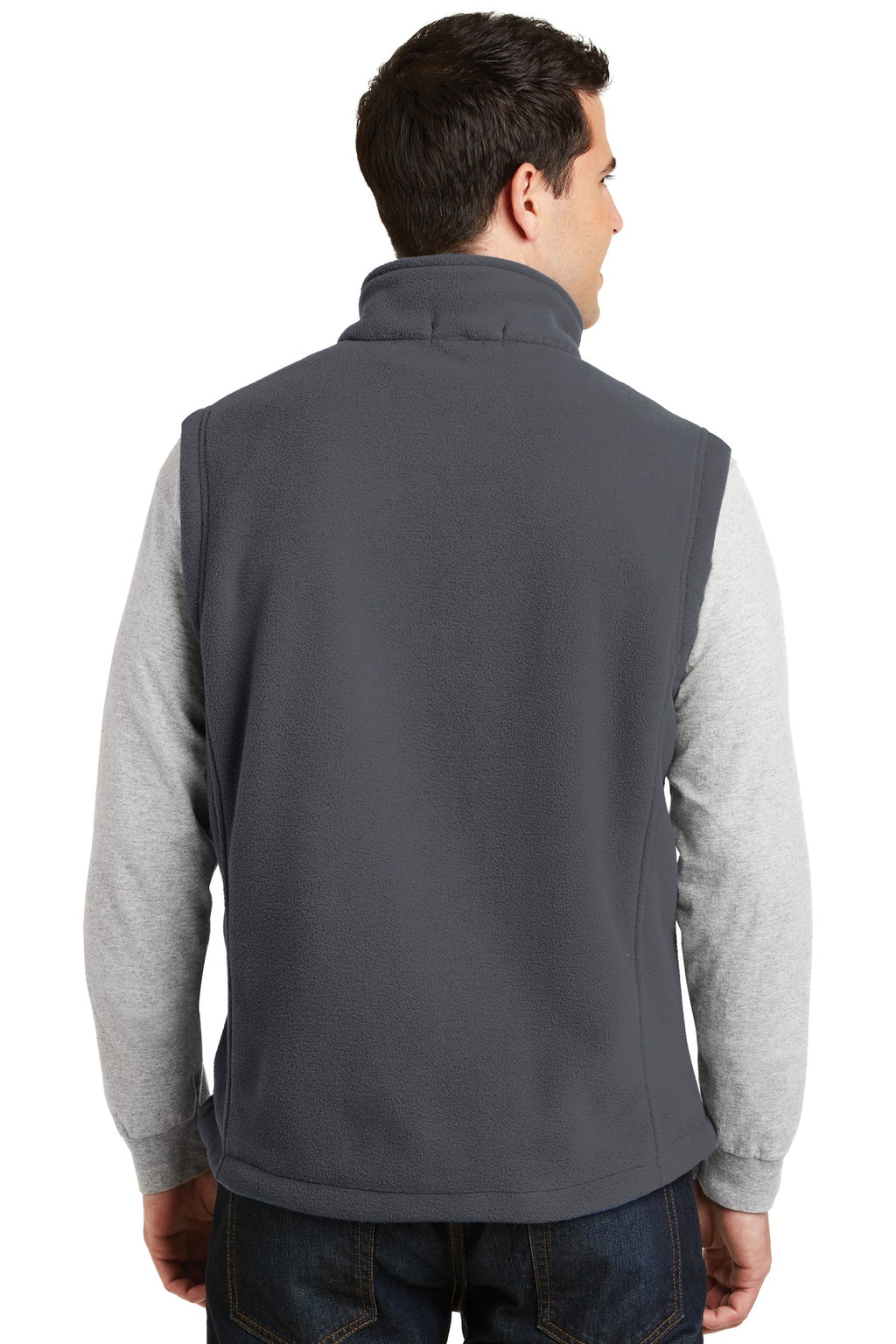 Port Authority Value Fleece Vest. F219 - Iron Grey - back