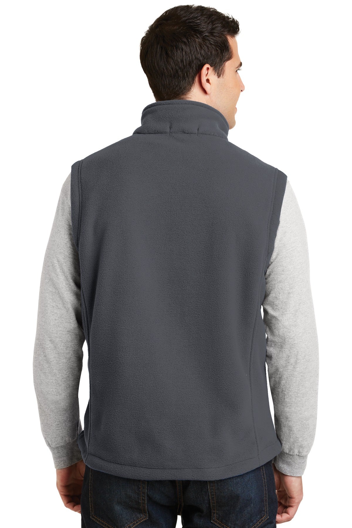 Port Authority Value Fleece Vest. F219 - Iron Grey - back