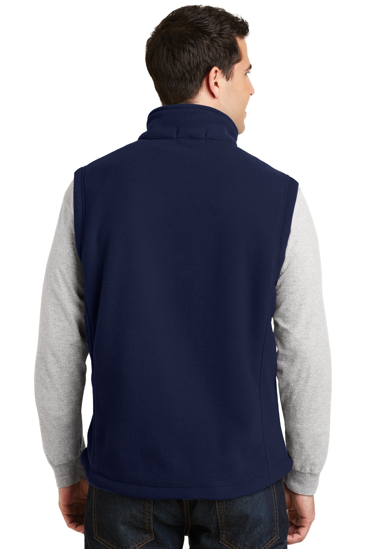 Port Authority Value Fleece Vest. F219 - True Navy - back