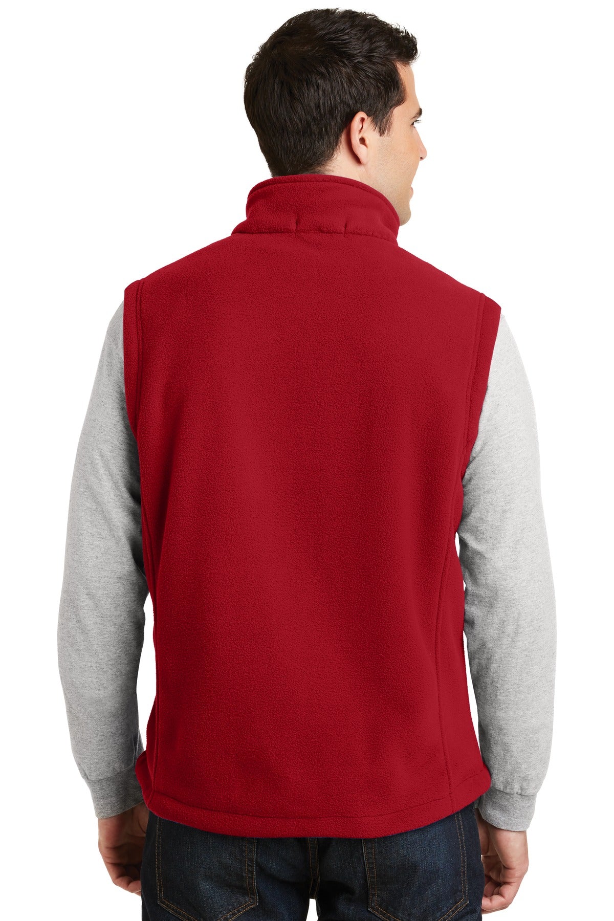 Port Authority Value Fleece Vest. F219 - True Red - back