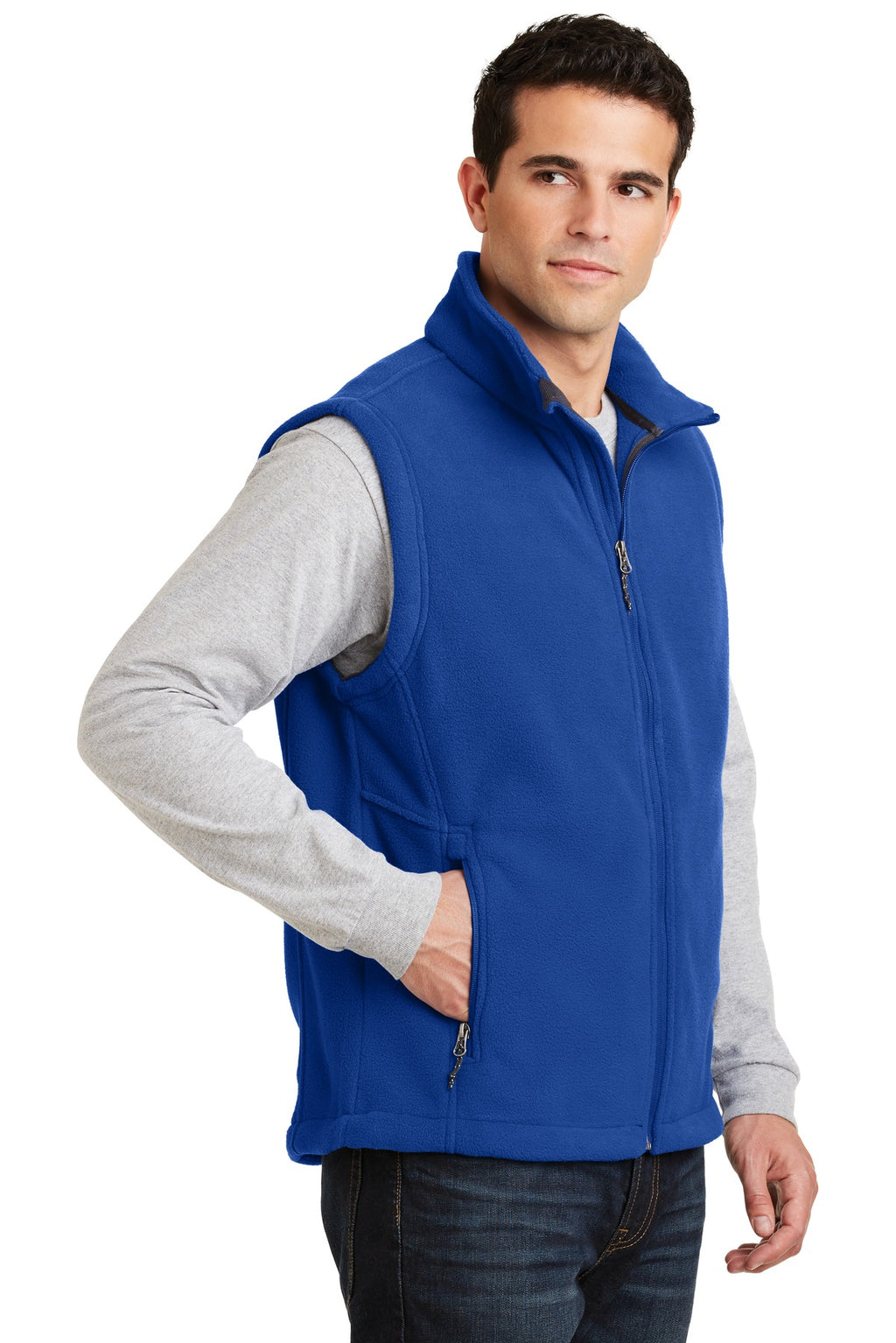 Port Authority Value Fleece Vest. F219 - True Royal - three_q