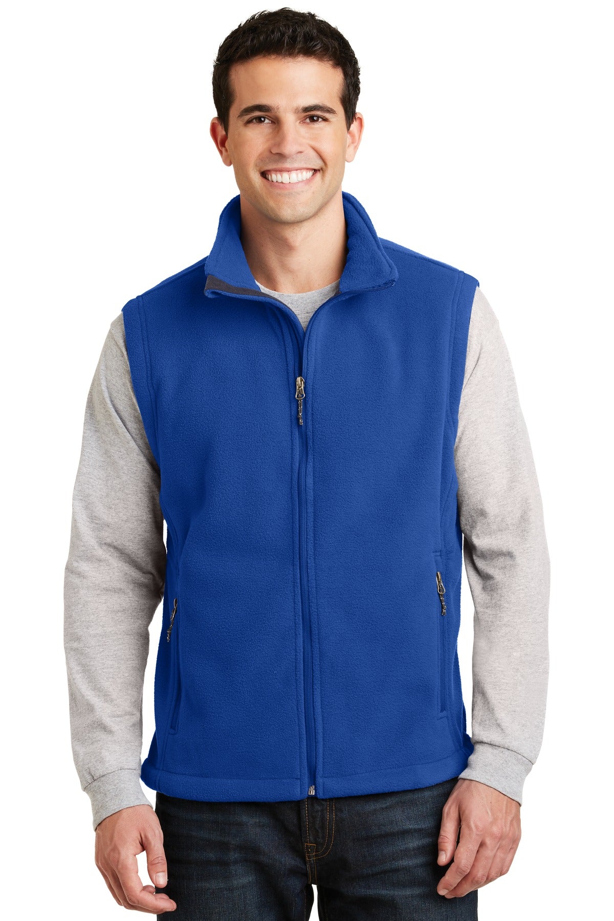 Port Authority Value Fleece Vest. F219 - True Royal - front