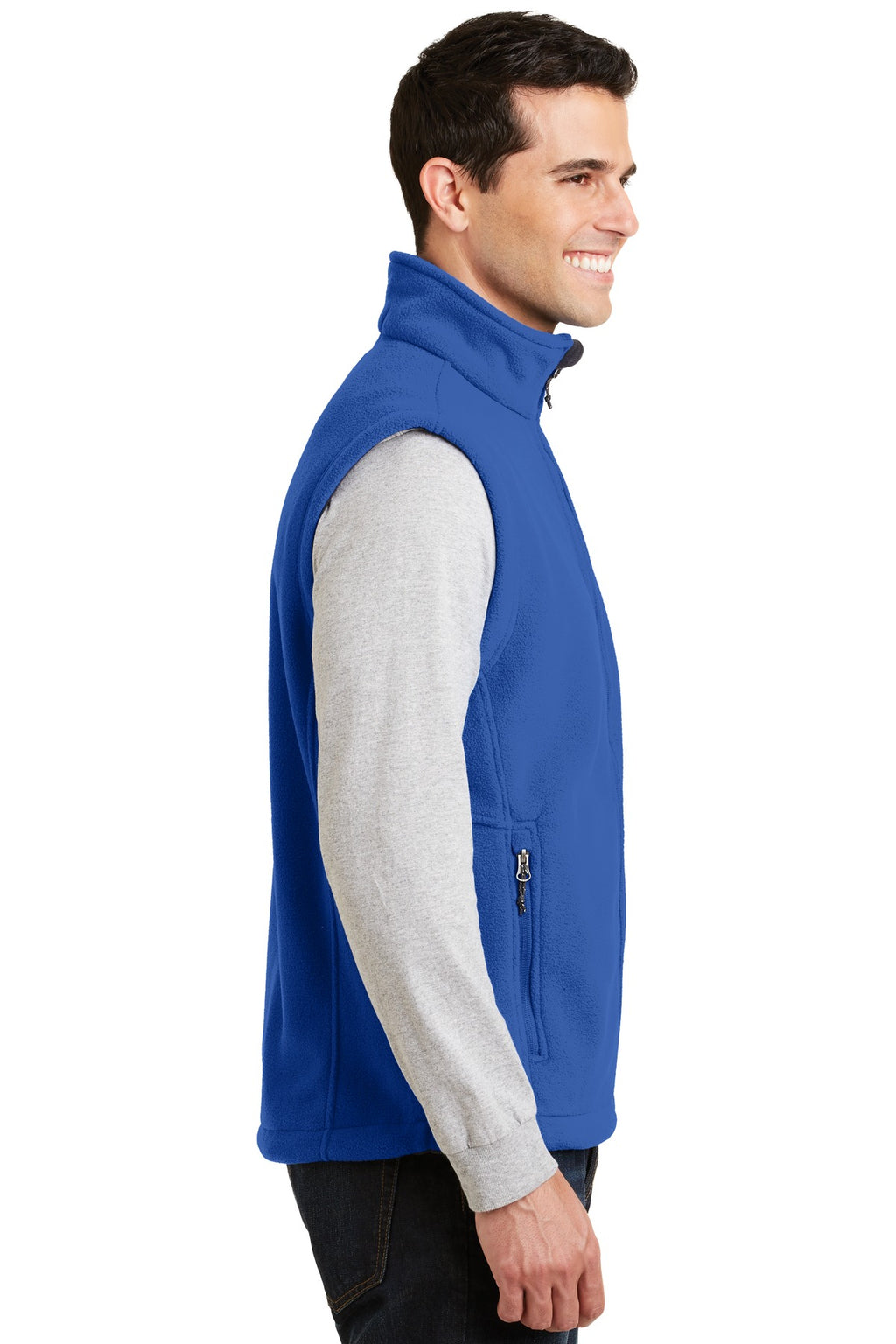 Port Authority Value Fleece Vest. F219 - True Royal - side