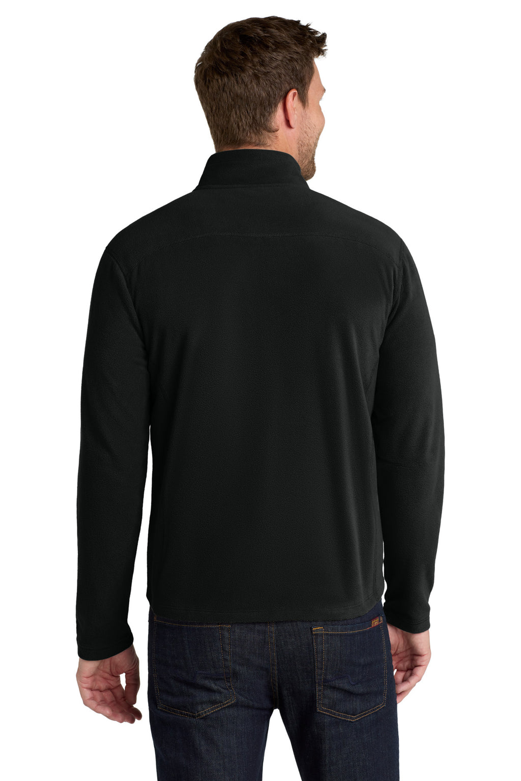 Port Authority Microfleece Jacket. F223 - Black - back