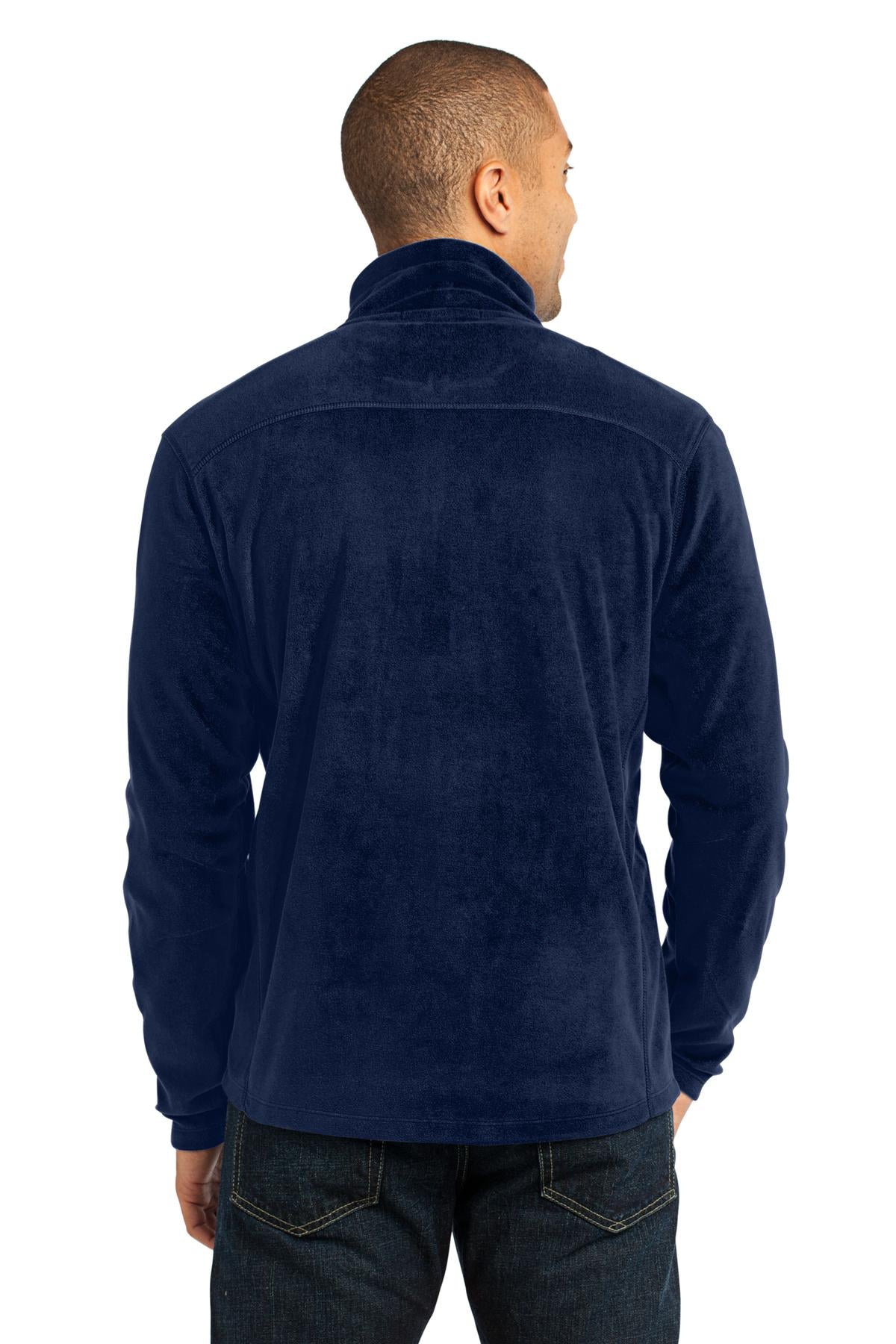 Port Authority Microfleece 1/2-Zip Pullover. F224 - True Navy - back