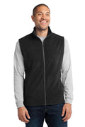 Port Authority Microfleece Vest. F226 - Black - front