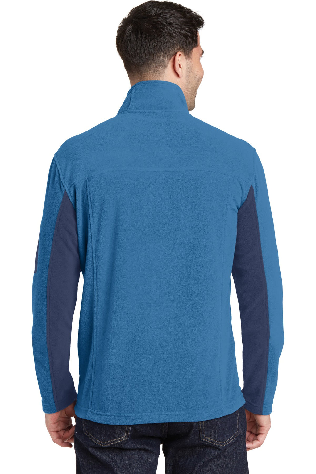 Port Authority Summit Fleece Full-Zip Jacket. F233 - Regal Blue/ Dress Blue Navy - back
