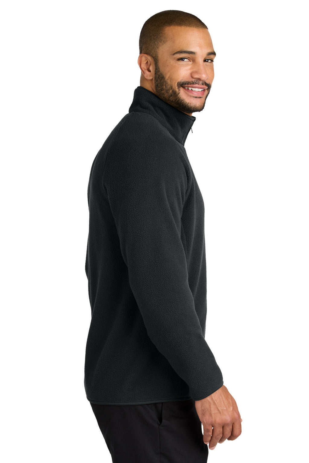 Port Authority C-FREE Raglan Fleece F700 - Deep Black - side