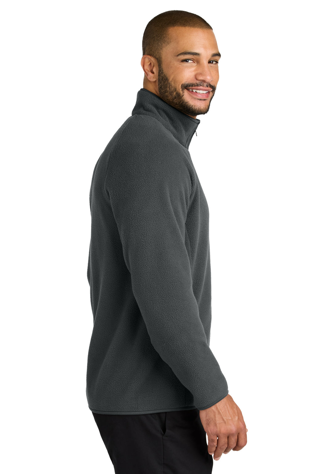 Port Authority C-FREE Raglan Fleece F700 - Grey Steel - side