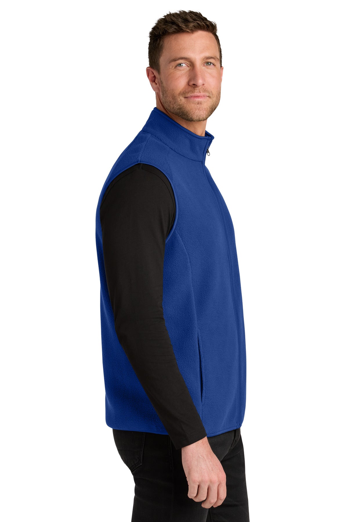 Port Authority C-FREE Fleece Vest F702 - True Royal - side