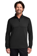 Port Authority Smooth Fleece 1/4-Zip F804 - Deep Black - front