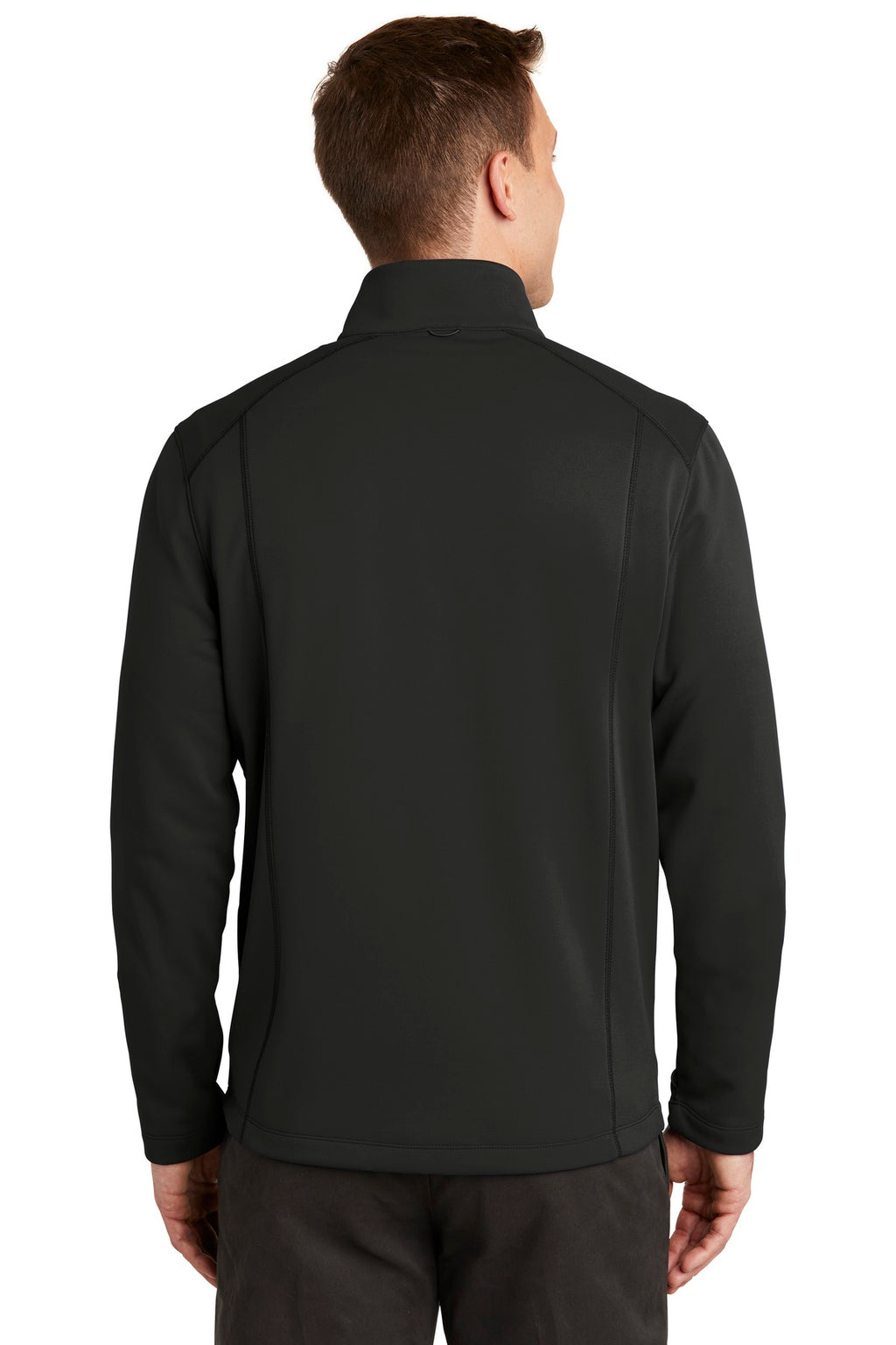 Port Authority Collective Smooth Fleece Jacket. F904 - Deep Black - back