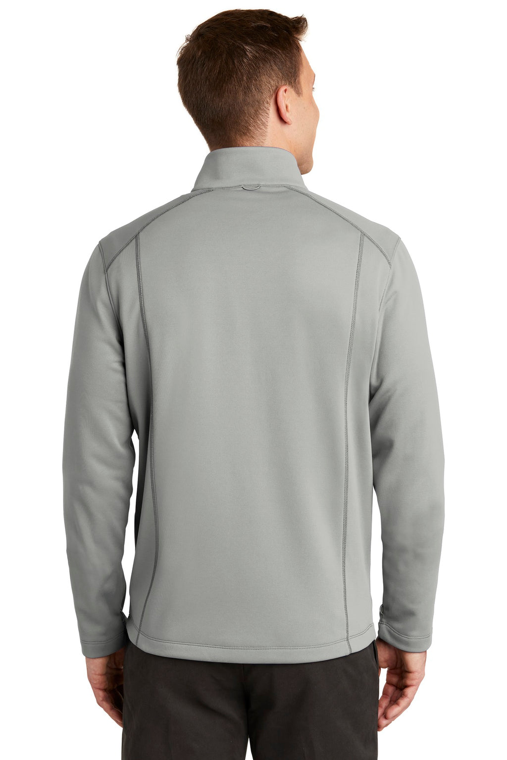 Port Authority Collective Smooth Fleece Jacket. F904 - Gusty Grey - back