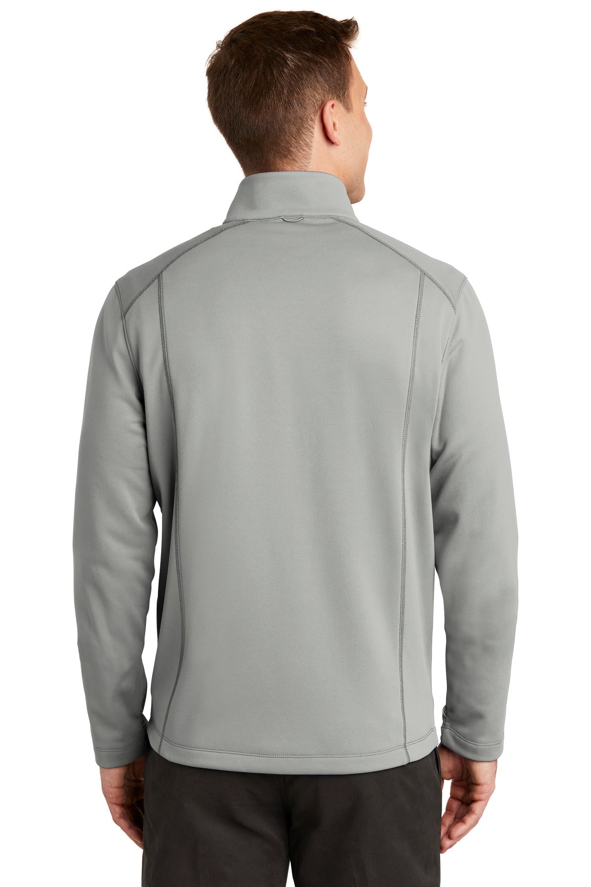 Port Authority Collective Smooth Fleece Jacket. F904 - Gusty Grey - back