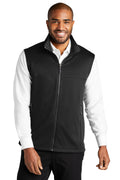 Port Authority Collective Smooth Fleece Vest F906 - Deep Black - front