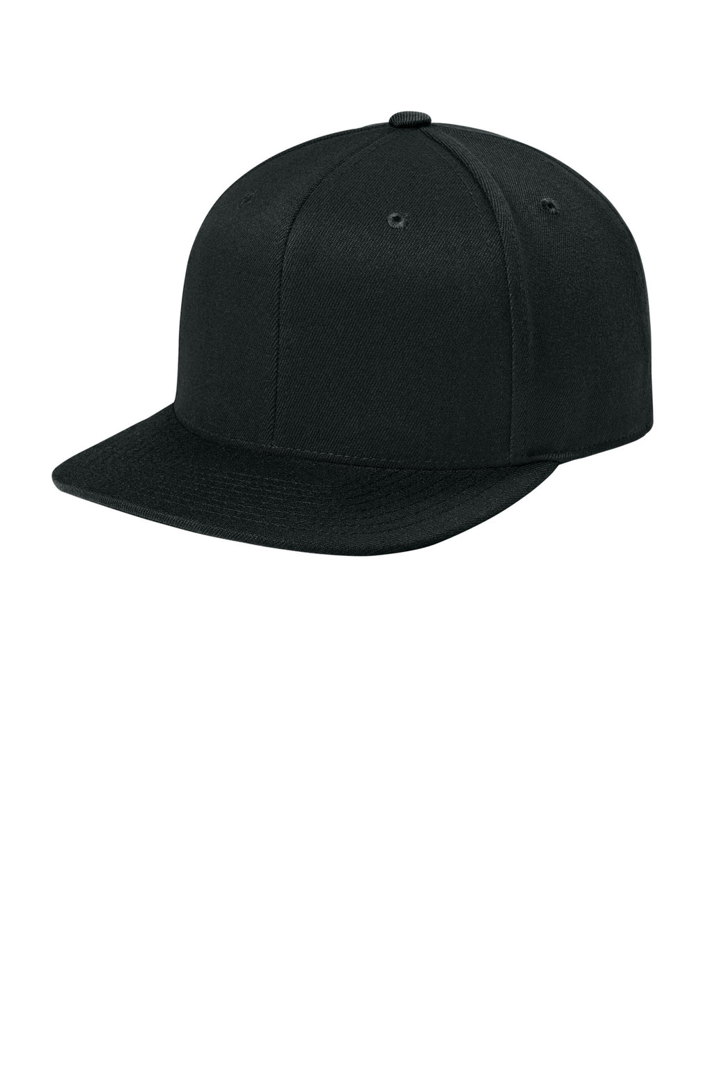 Flexfit 110 Snapback Cap FF110F - Black - front
