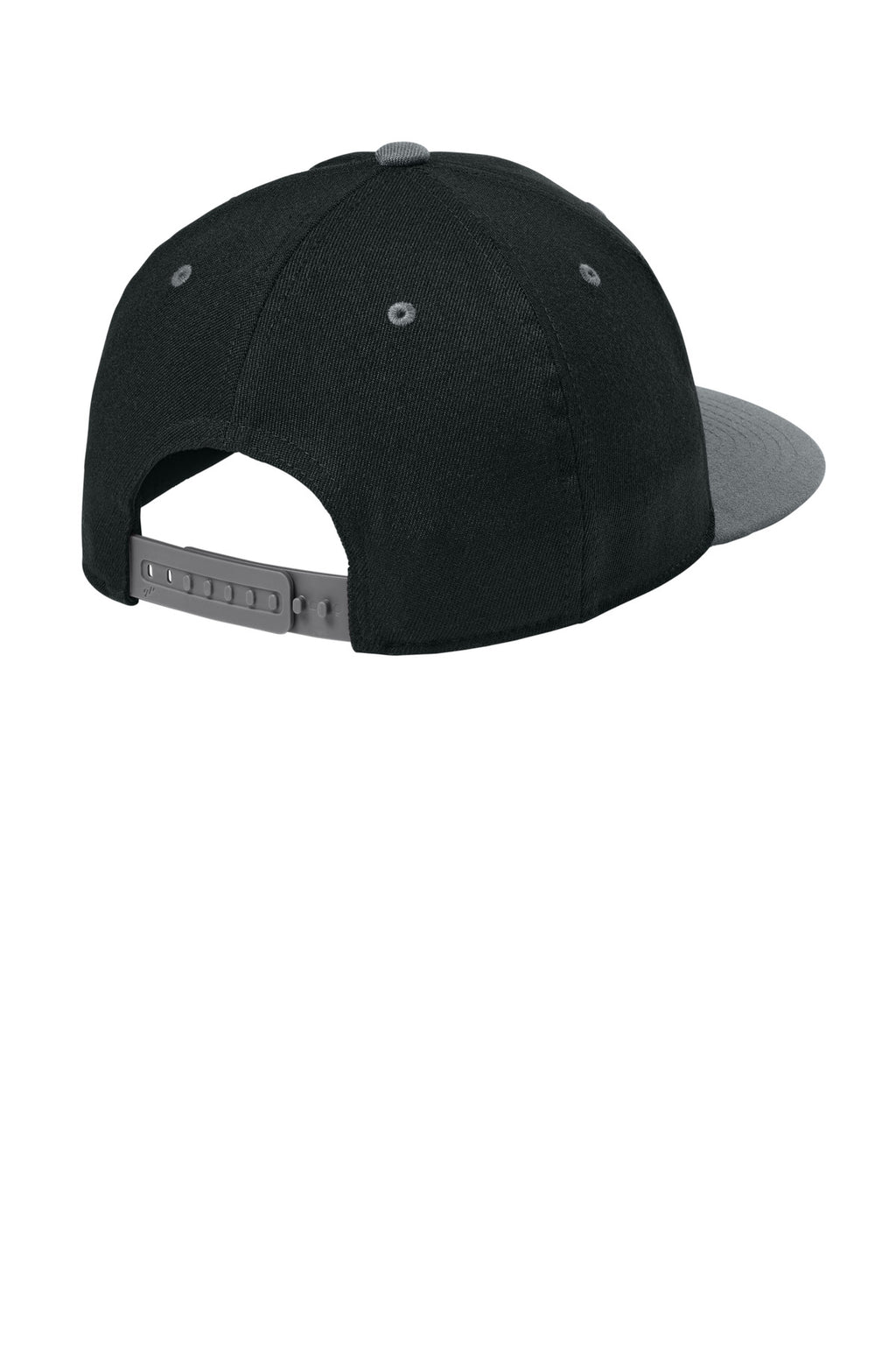 Flexfit 110 Snapback Cap FF110F - Black/ Grey - back