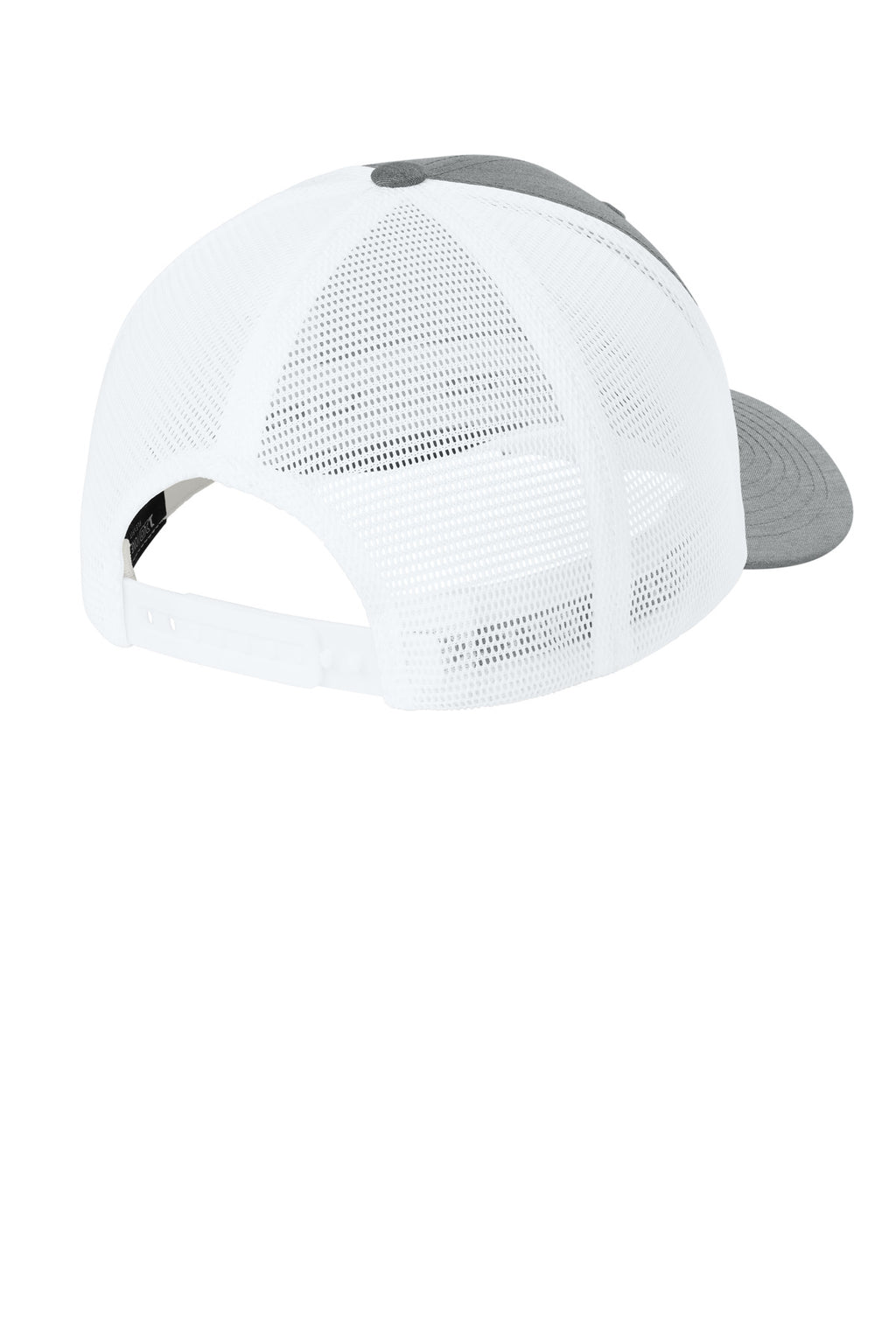 Flexfit 110 Mesh Cap FF110M - Heather Grey/ White - back