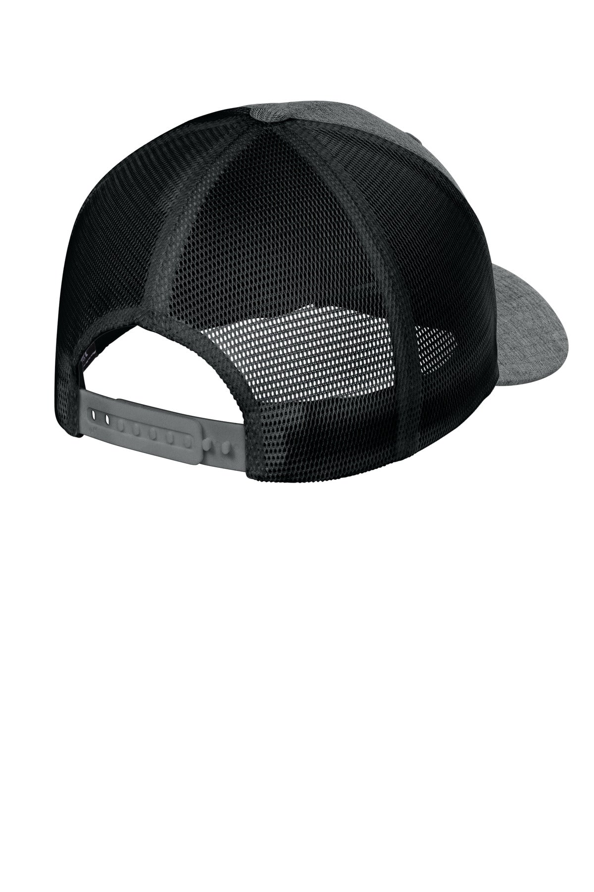 Flexfit 110 Mesh Cap FF110M - Melange Charcoal/ Black - back