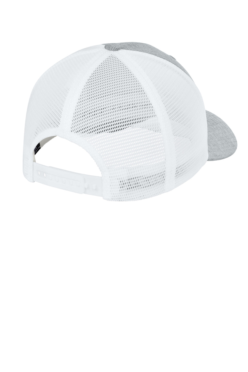 Flexfit 110 Mesh Cap FF110M - Melange Silver/ White - back
