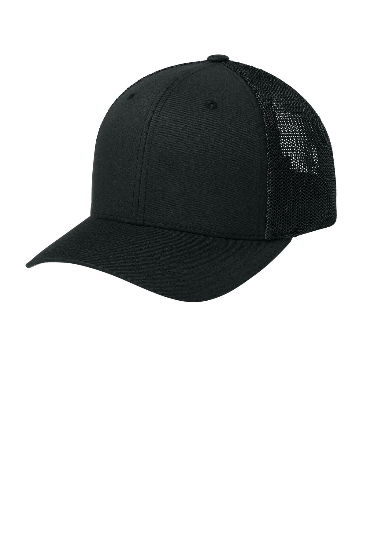 Flexfit Trucker Mesh Cap FF6511 - Black - front