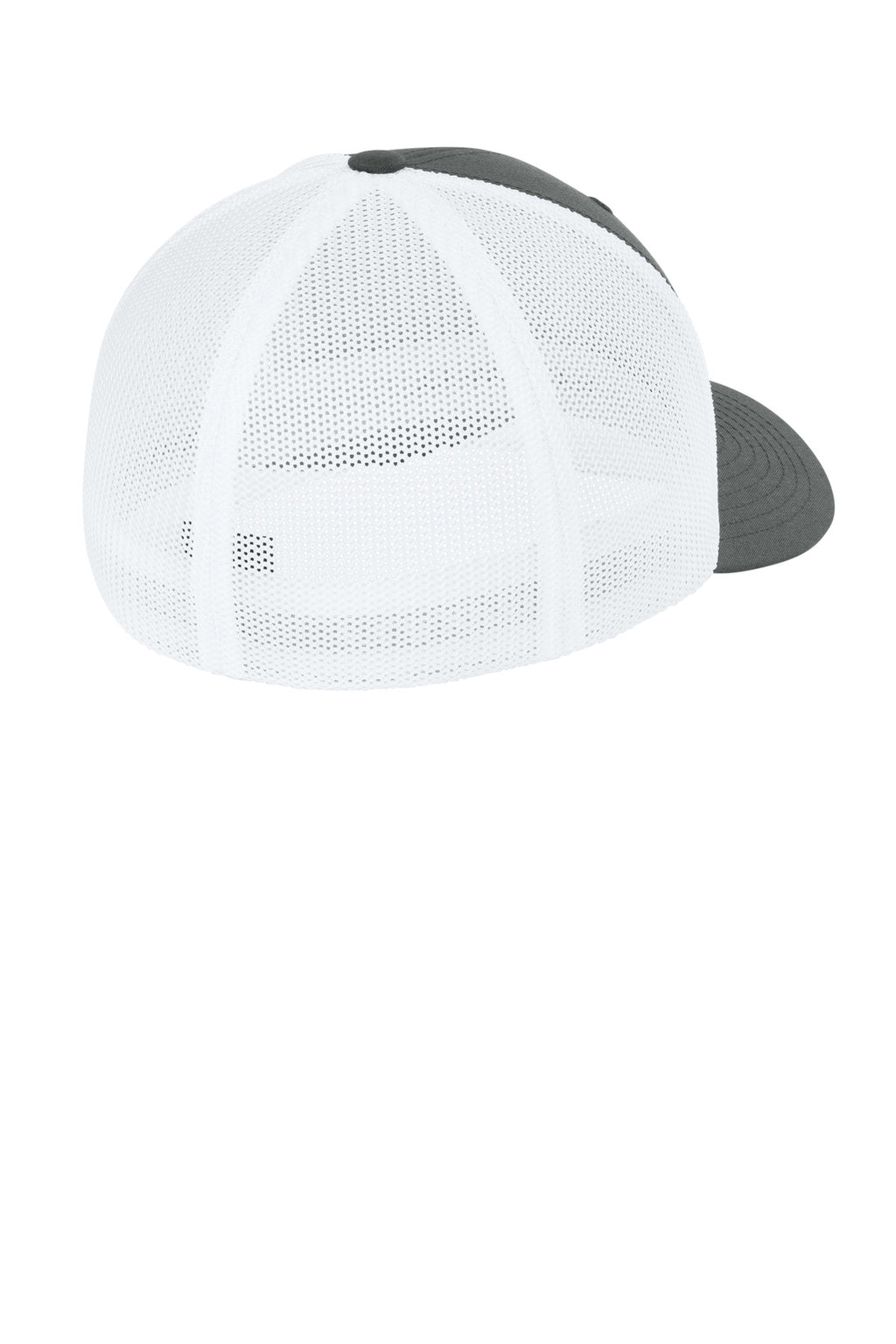 Flexfit Trucker Mesh Cap FF6511 - Charcoal/ White - back