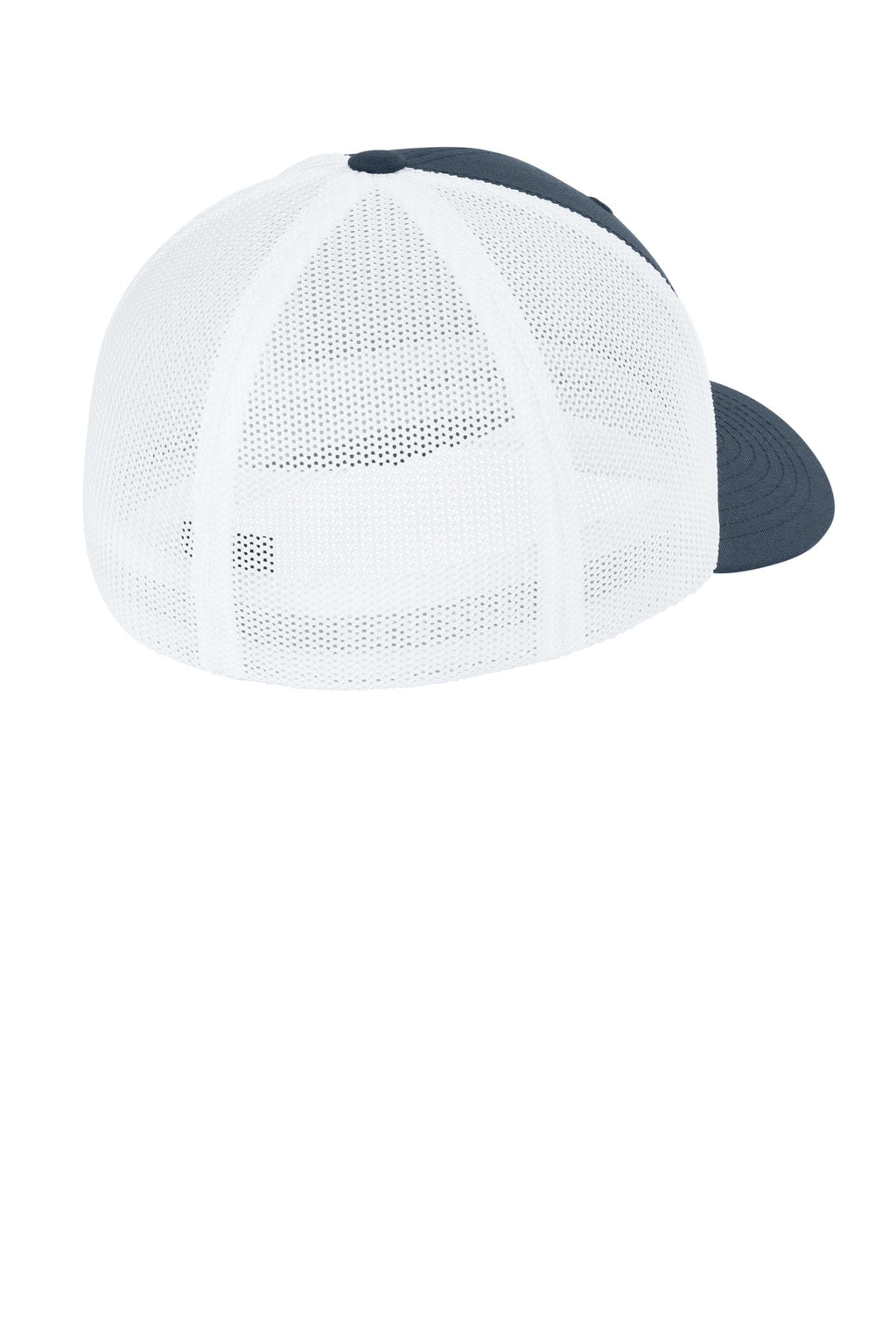 Flexfit Trucker Mesh Cap FF6511 - Navy/ White - back
