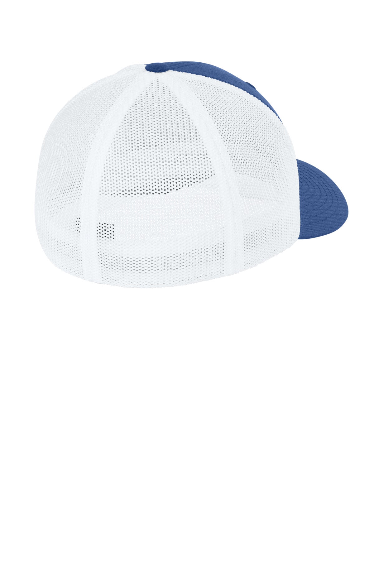Flexfit Trucker Mesh Cap FF6511 - Royal/ White - back