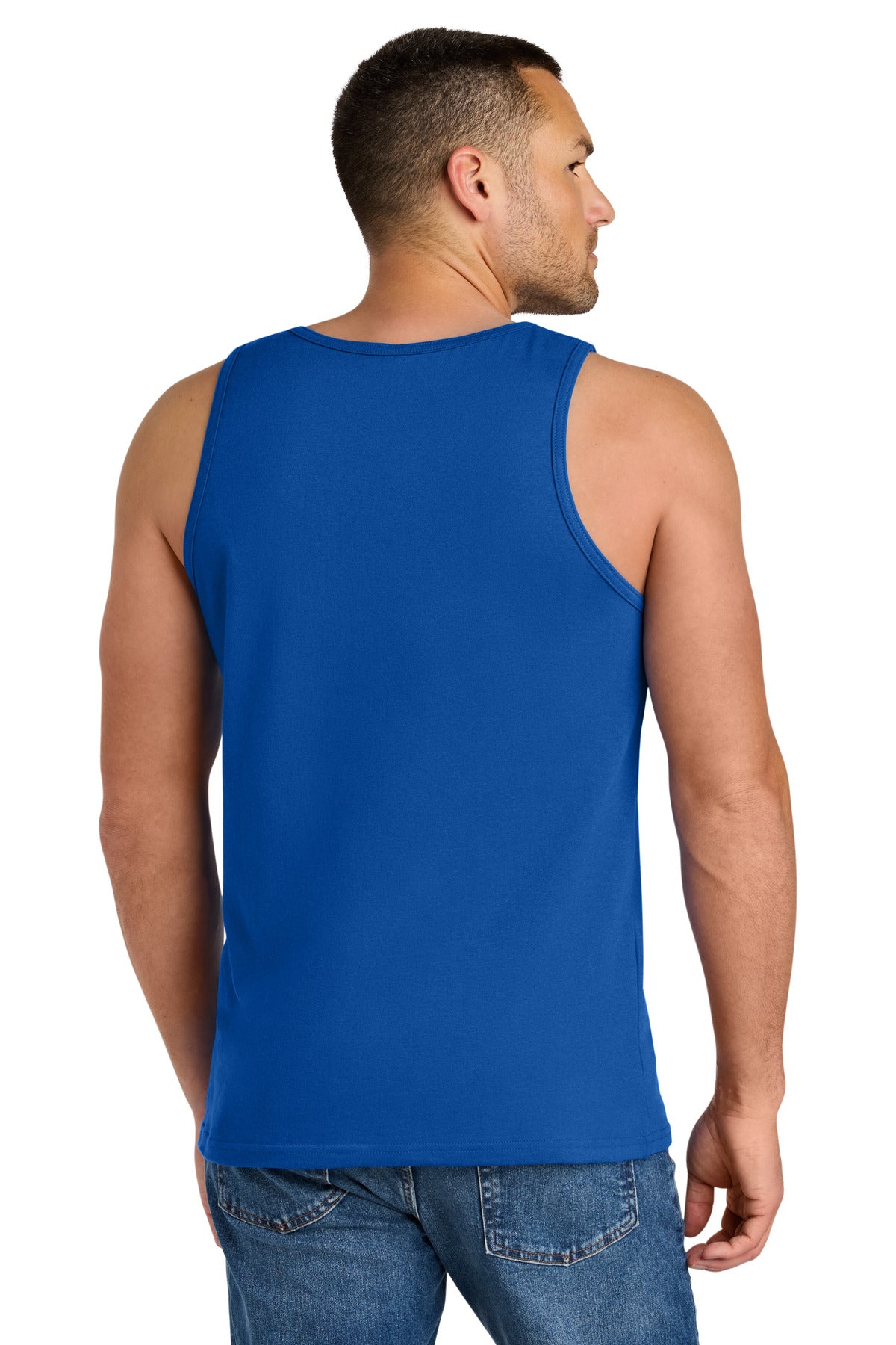 Gildan Heavy Cotton Tank Top. G5200 - Royal - back