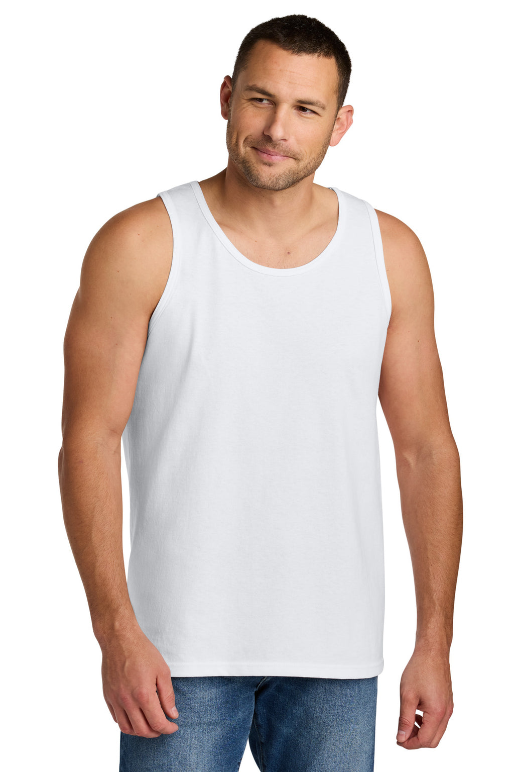 Gildan Heavy Cotton Tank Top. G5200 - White - front