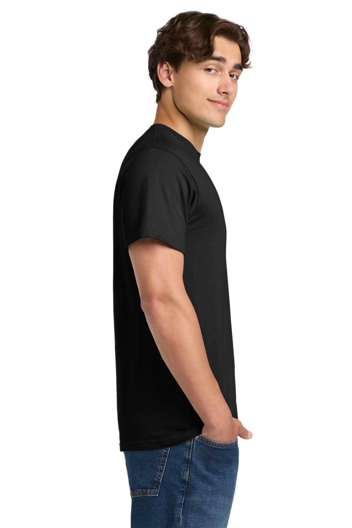 Gildan Hammer T-Shirt. H000 - Black - side