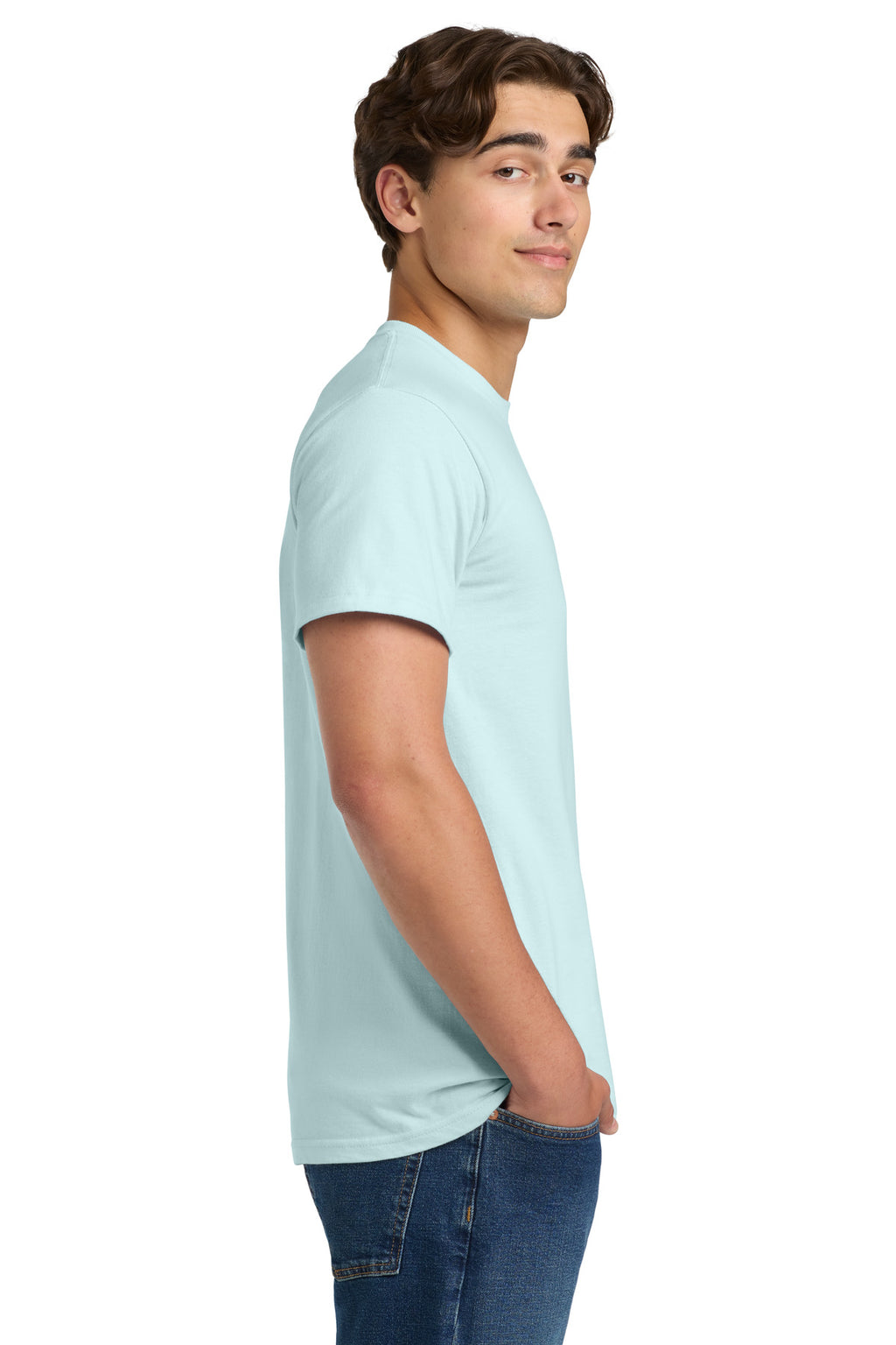 Gildan Hammer T-Shirt. H000 - Chambray - side