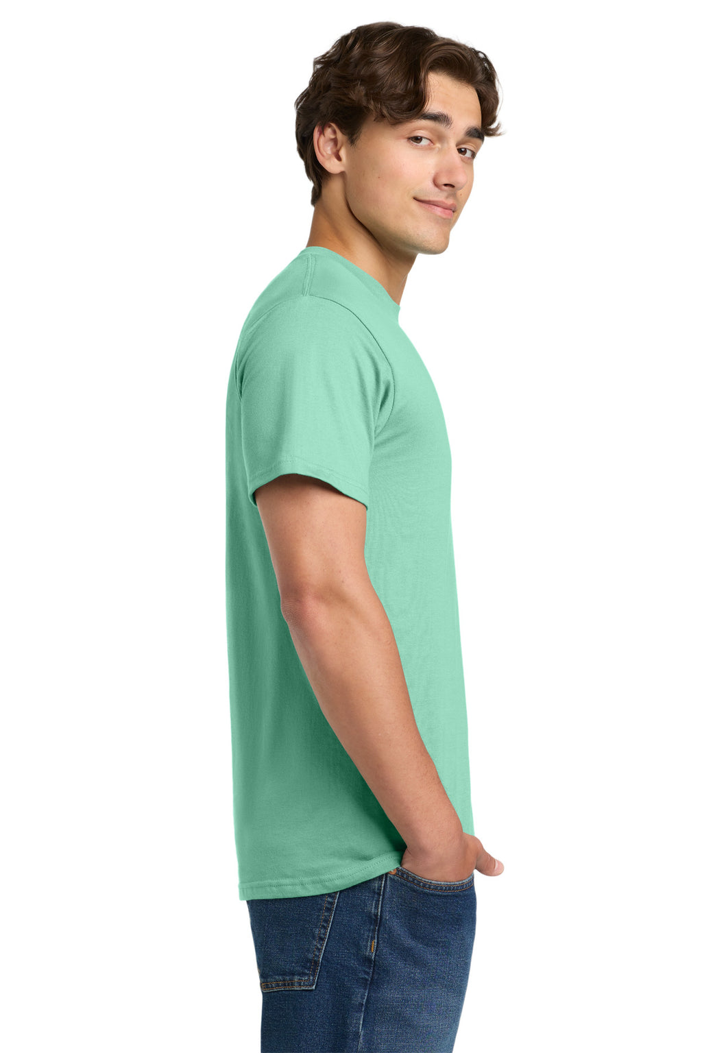 Gildan Hammer T-Shirt. H000 - Island Reef - side