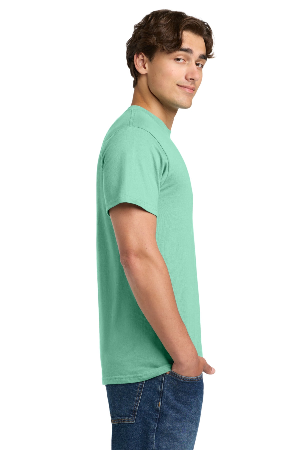 Gildan Hammer T-Shirt. H000 - Island Reef - side