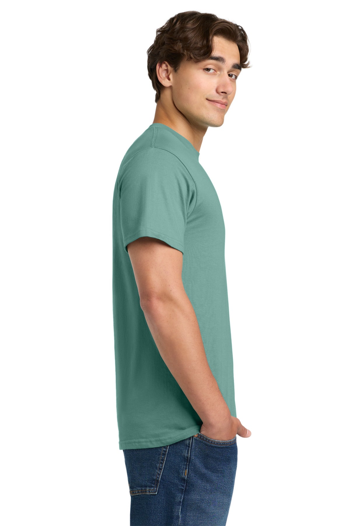 Gildan Hammer T-Shirt. H000 - Seafoam - side