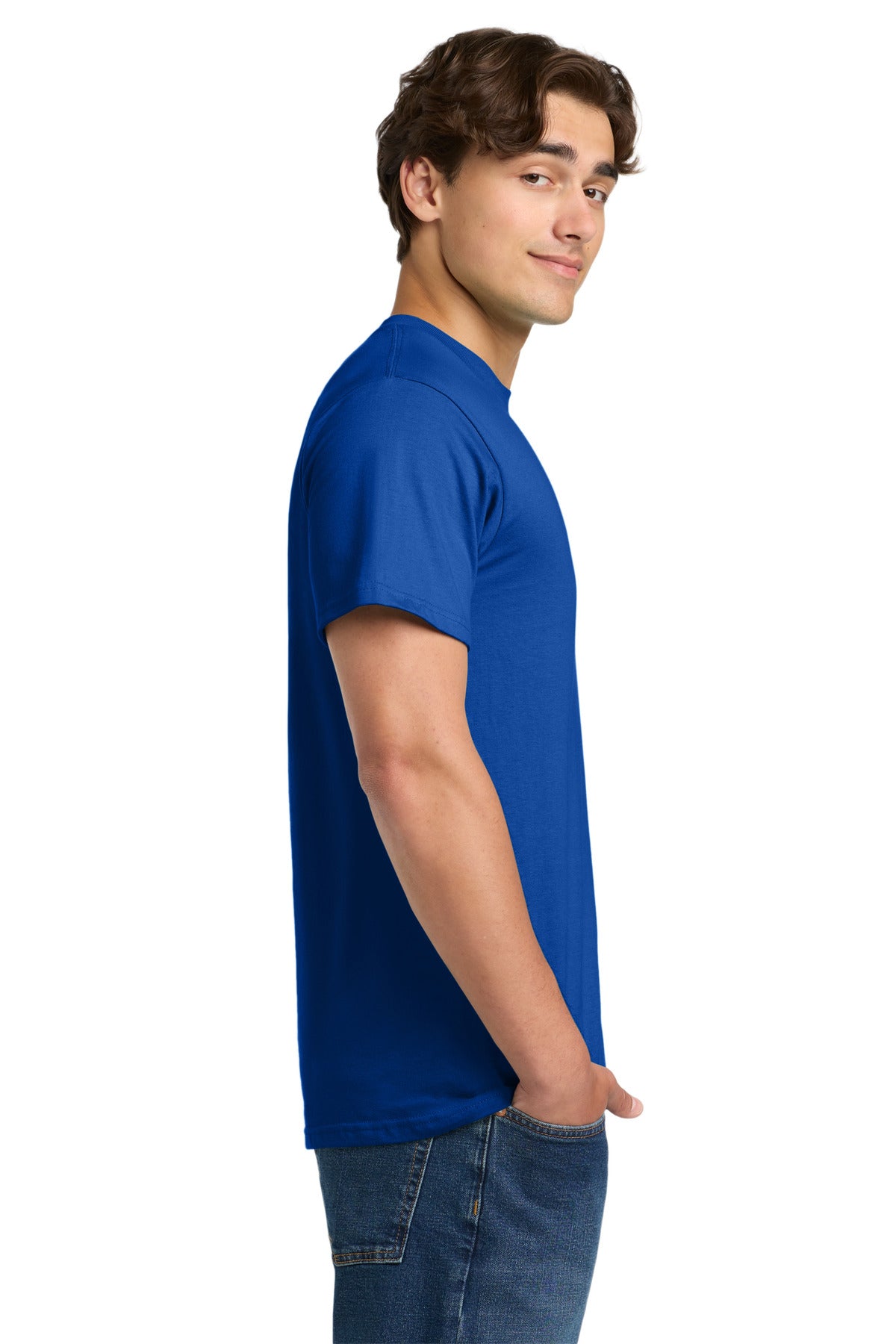 Gildan Hammer T-Shirt. H000 - Deep Royal - side