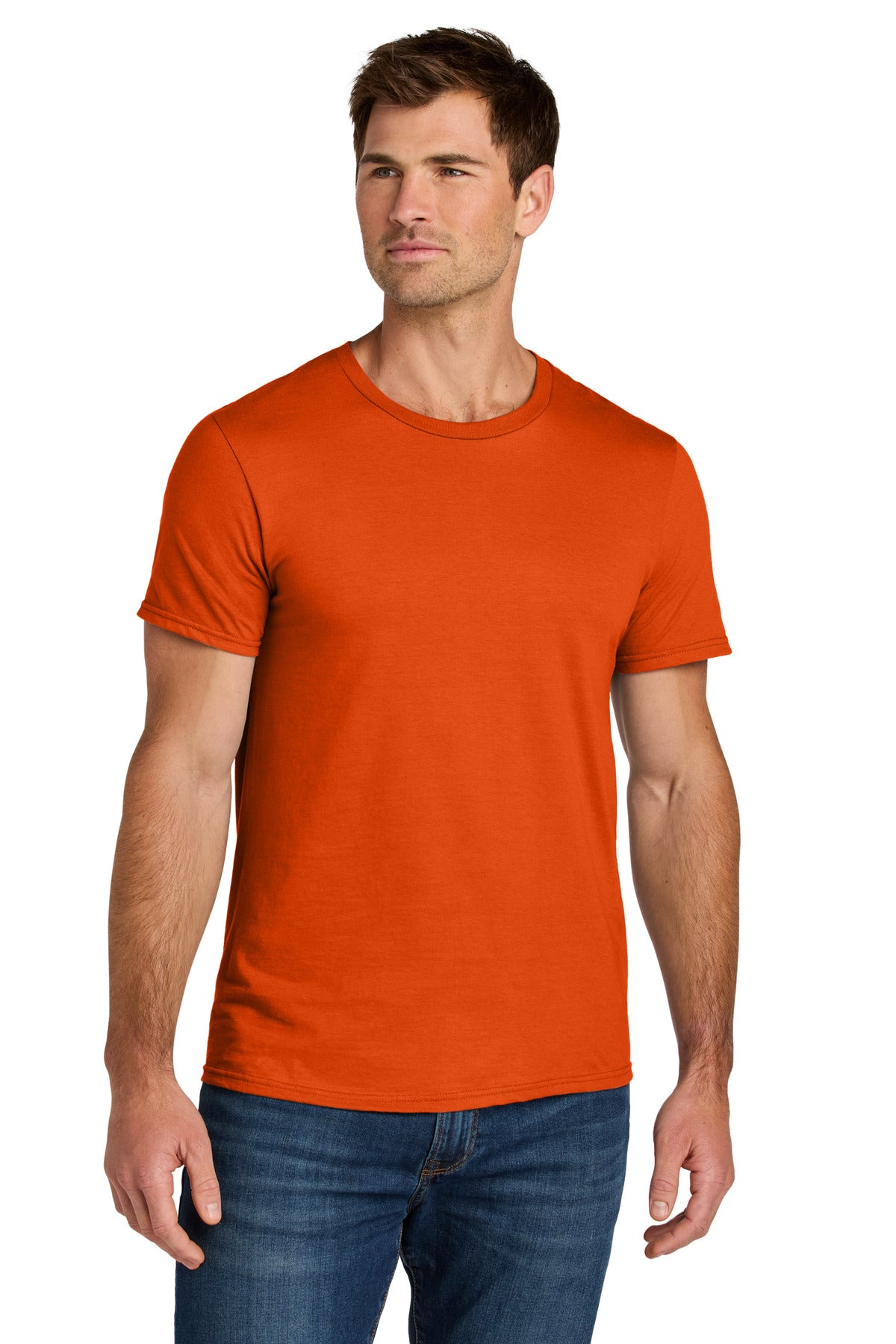 Jerzees Ultimate Unisex Ring Spun T-Shirt IC46M - Burnt Orange - front