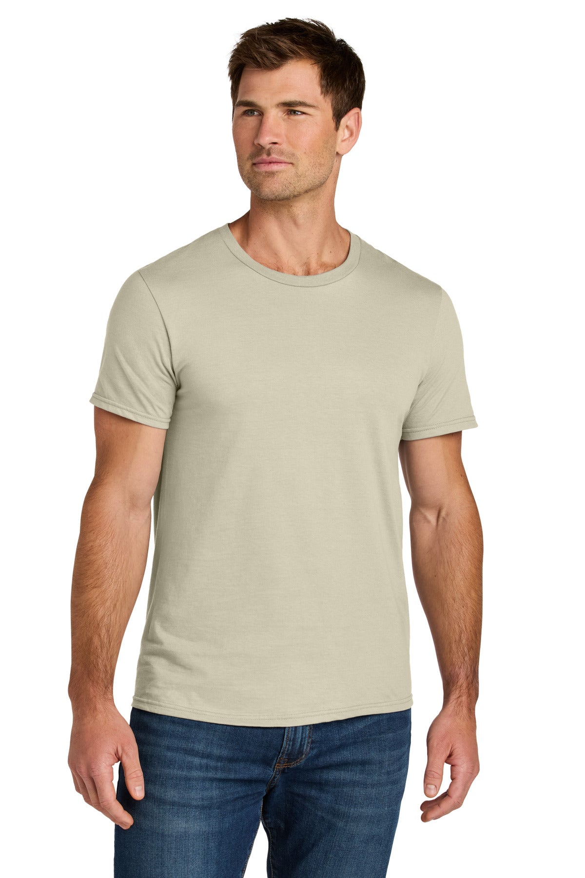 Jerzees Ultimate Unisex Ring Spun T-Shirt IC46M - Putty - front