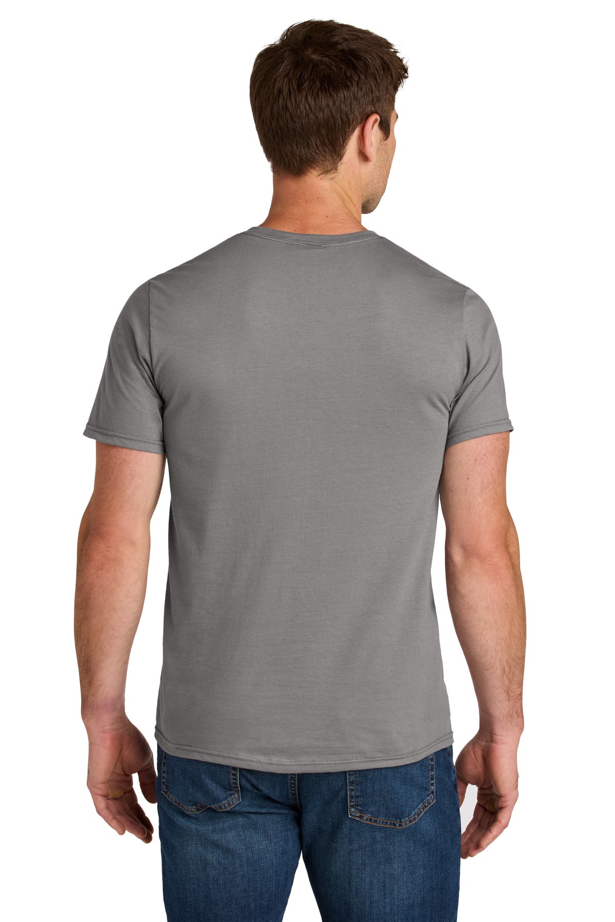 Jerzees Ultimate Unisex Ring Spun T-Shirt IC46M - Rock - back