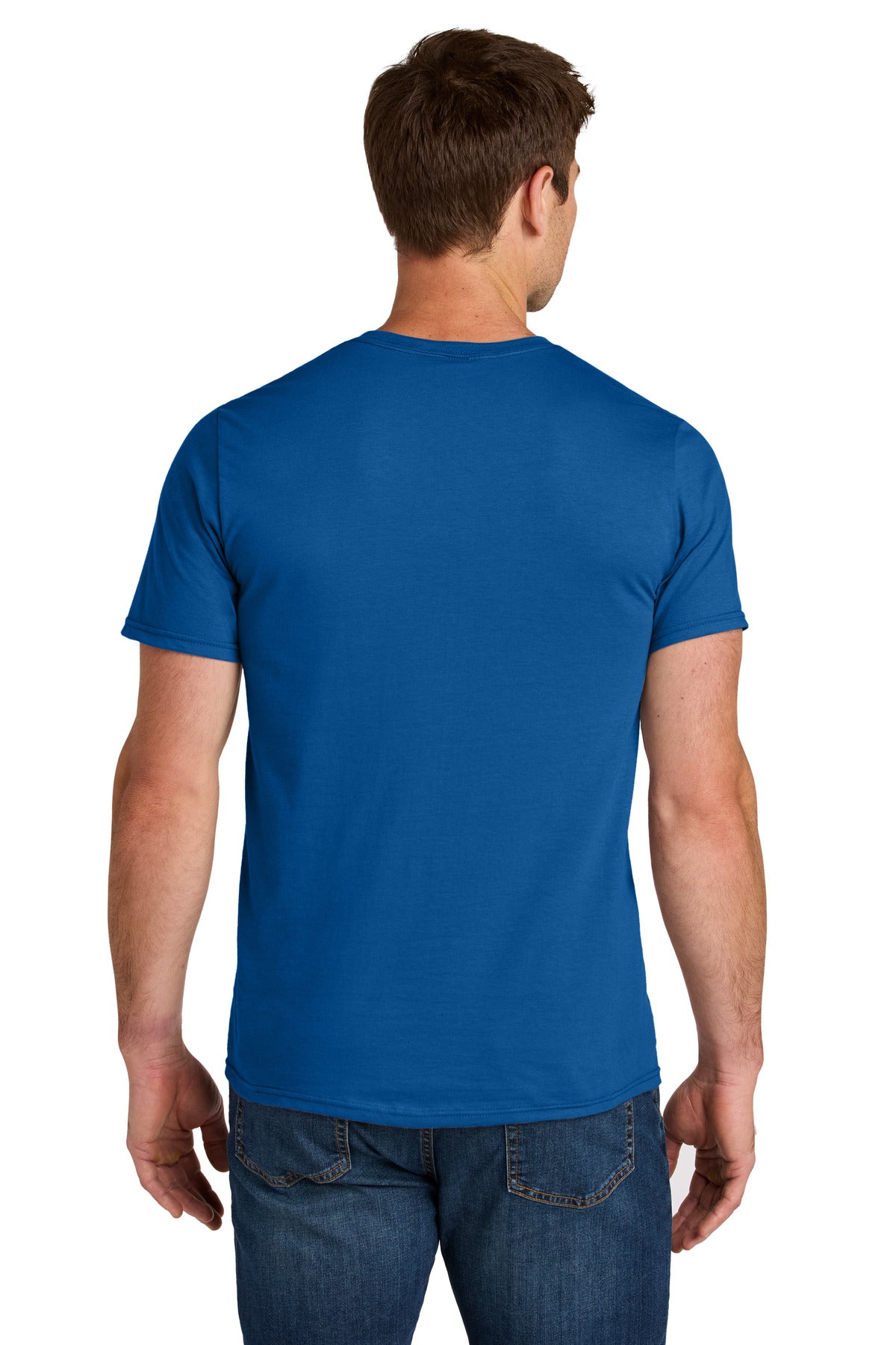 Jerzees Ultimate Unisex Ring Spun T-Shirt IC46M - Royal - back