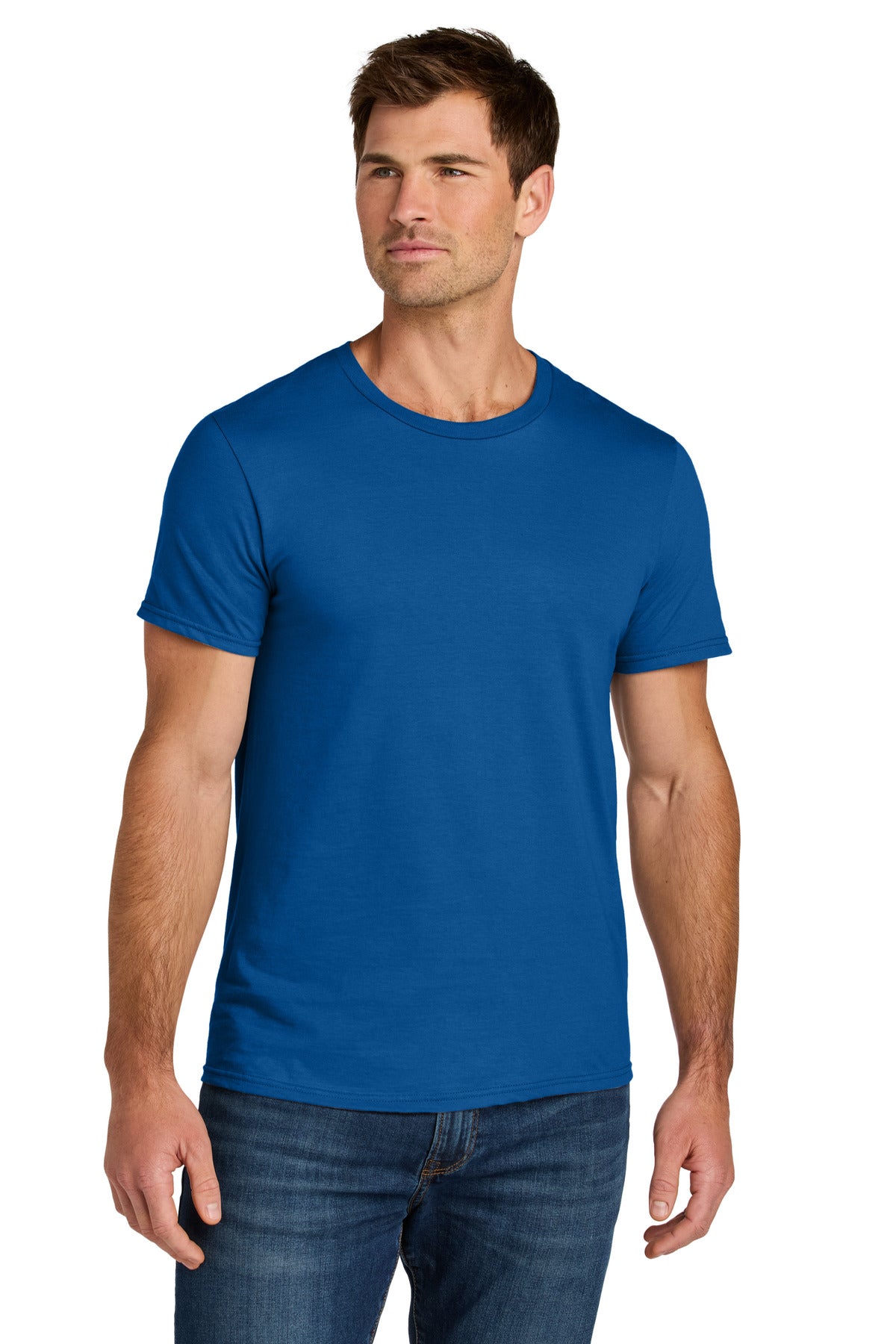 Jerzees Ultimate Unisex Ring Spun T-Shirt IC46M - Royal - front