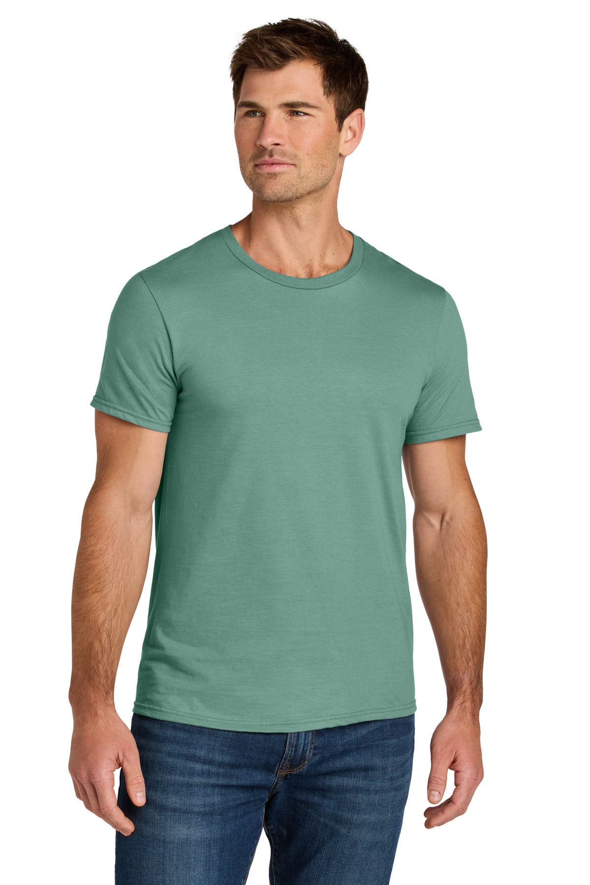 Jerzees Ultimate Unisex Ring Spun T-Shirt IC46M - Sage - front
