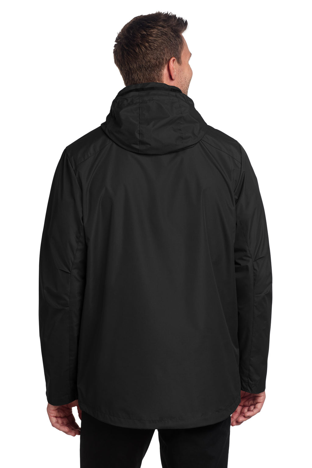 Port Authority All-Weather 3-in-1 Jacket J123 - Black - back
