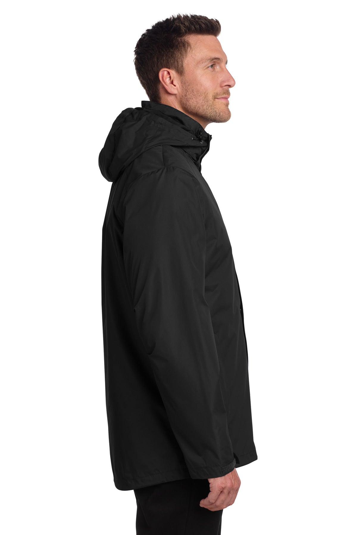 Port Authority All-Weather 3-in-1 Jacket J123 - Black - side