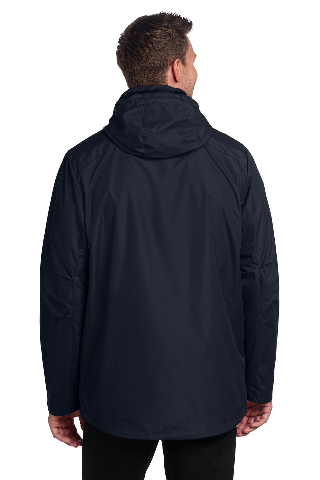 Port Authority All-Weather 3-in-1 Jacket J123 - River Blue Navy - back