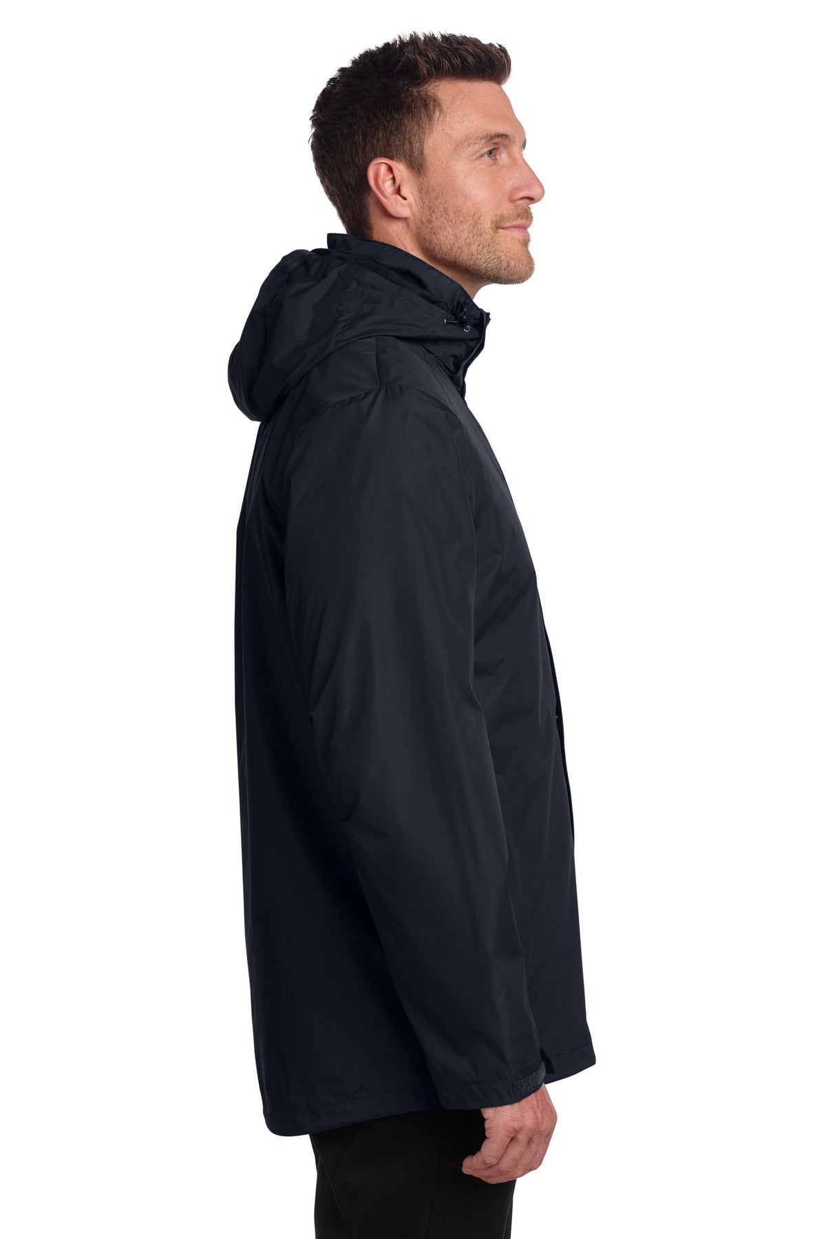 Port Authority All-Weather 3-in-1 Jacket J123 - River Blue Navy - side