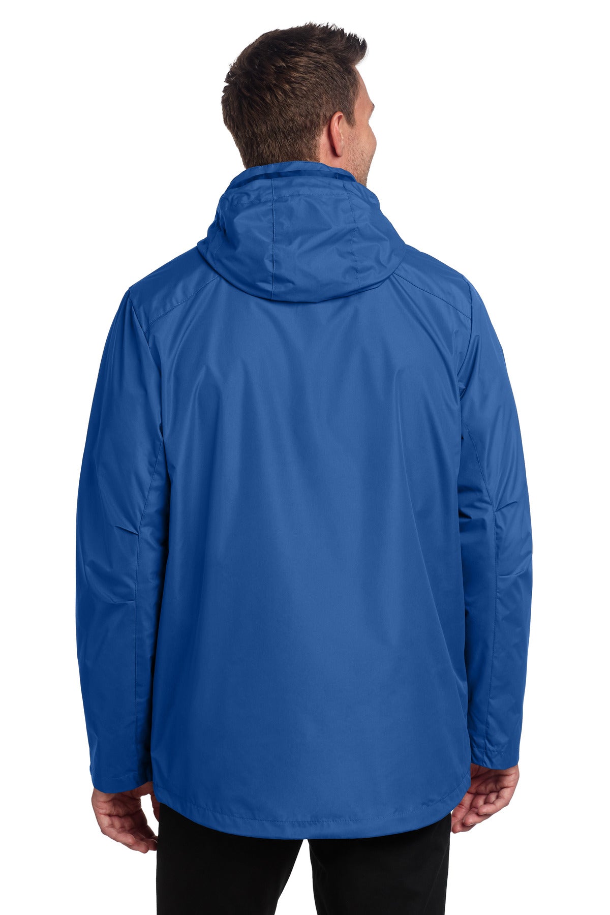 Port Authority All-Weather 3-in-1 Jacket J123 - True Blue - back