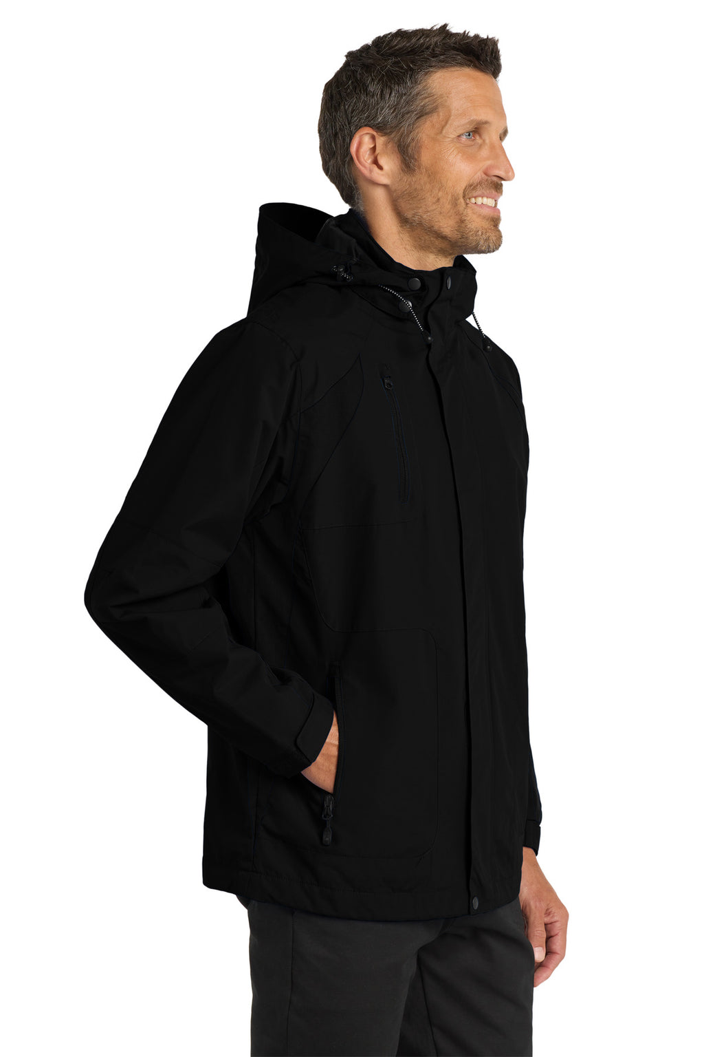 Port Authority All-Season II Jacket. J304 - Black/ Black - side