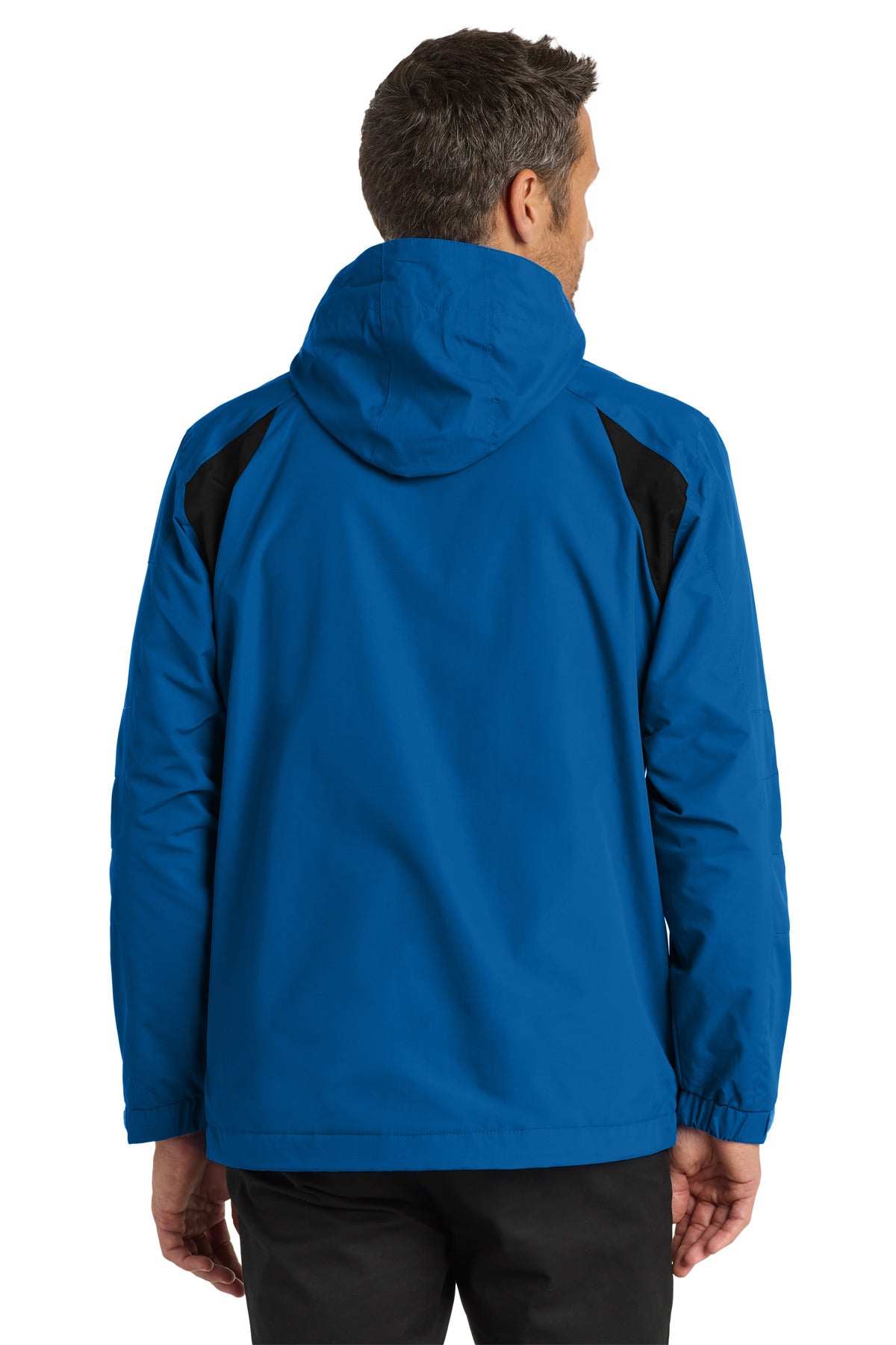 Port Authority All-Season II Jacket. J304 - Snorkel Blue/ Black - back
